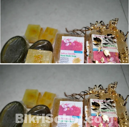 Saffron,Neem,Turmeric Soap